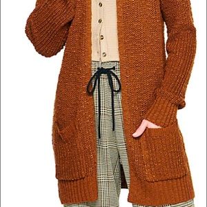 Hazelnut Open-front Cardigan👢🧶🧣